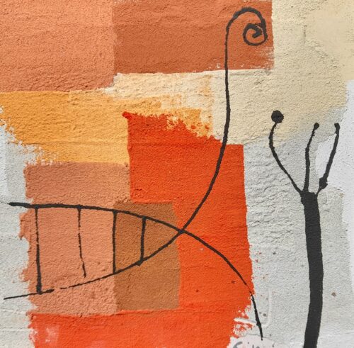 absztrakt fetsészet,terrakotta